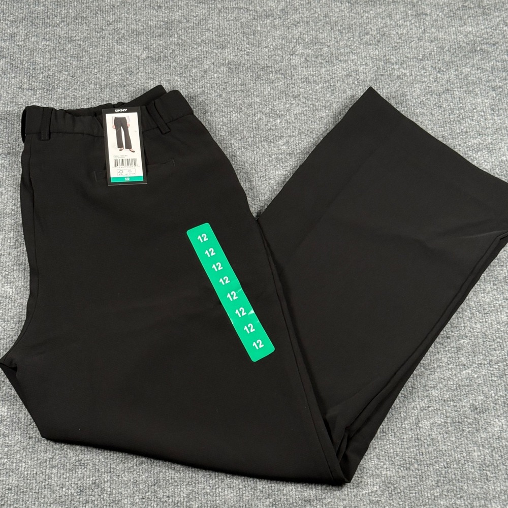 Wide Leg Dress Pants 12 Black Trousers Minimalist Careerwear Office Corpcore NWT